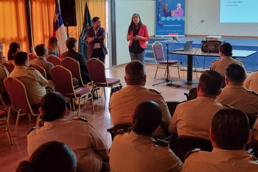 Delegación Presidencial capacitó a policías de Colchagua sobre el programa de Atención de Víctimas de Delitos