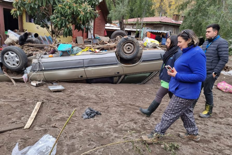 Delegada Presidencial recorrió lugares más afectados en Colchagua