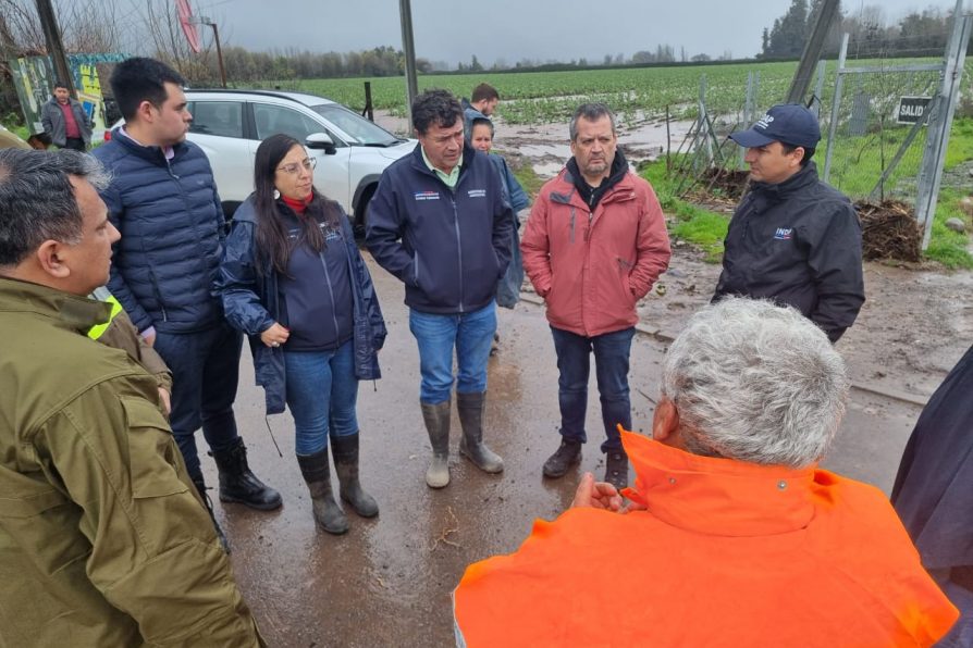 Delegada Presidencial recorrió puntos críticos en Colchagua