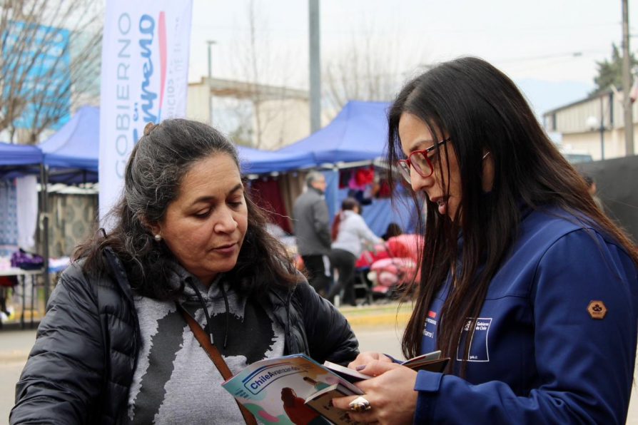 Gobierno en Terreno llevó los servicios públicos a vecinas y vecinos de San Fernando en feria Manso de Velasco